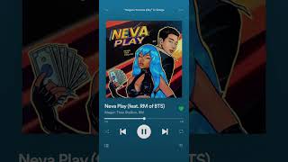 Megan and RM new song Neva Play bts fyp foryou fypシ゚viral btsarmy rm rap hiphop music [upl. by Rosamund]