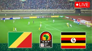 🔴 CONGO VS UGANDA LIVE  Africa Cup of Nation AFCON 2425 Full Match Stream Video PES 2021 [upl. by Saunder319]