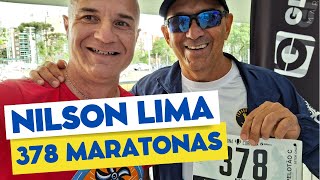 NILSON LIMA completa 378 maratonas de olho nas 400 [upl. by Peugia]