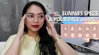 Sunnies Specs  BEST GLASSES FOR YOUR FACE SHAPE EN SUB [upl. by Harrus]