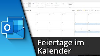 Feiertage in Outlook anzeigen  Outlook Feiertage eintragen ✅ Tutorial [upl. by Ameen]