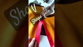 V Shape gala design subscribe reels shorts viral [upl. by Ally]