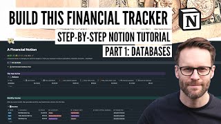 A Financial Notion My Financial Tracker Build  Stepby Step Notion Tutorial [upl. by Darcie195]