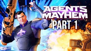 AGENTS OF MAYHEM Gameplay Walkthrough Part 1  INTRO Full Game [upl. by Nitnerb523]