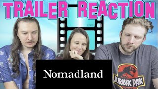 NOMADLAND Trailer Reaction NOMADLAND FrancesMcDormand [upl. by Ymma]