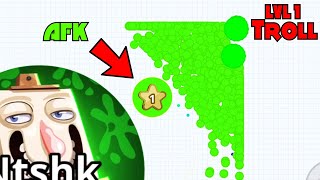 AGARIO MOBILE LEVEL 1 TROLLING  FUNNY MOMENTS DUO DESTRUCTION [upl. by Savill]