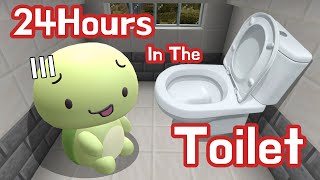 I Spent 24 Hours In Toilet [upl. by Rachaba978]