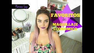 FAVORITOS  MAQUILLAJE ECONOMICO [upl. by Adnorhs]