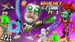 Lets Play RATCHET amp CLANK 2 War Bots Bot Wars Escape amp ALLIANCE FGTEEV PS4 2016 Movie Gameplay [upl. by Siocnarf602]