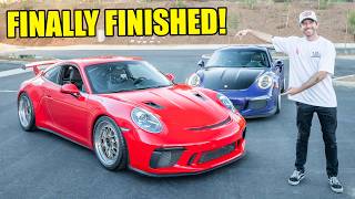 My Wrecked Porsche GT3 is Finally COMPLETE  New RARE BBS Wheels [upl. by Dadelos]