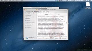 AutoCAD 2014 for Mac Tutorial  Installing AutoCAD 2014 For Mac [upl. by Carlye]