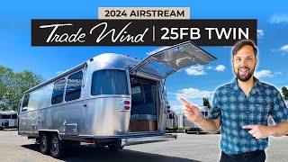 OffGrid Travel Trailer  2024 Airstream Trade Wind 25FB Twin [upl. by Augy]