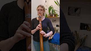 Stellar Native American Style Flutes  Redwood flute in the key of bass C  5621 [upl. by Seravat]