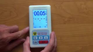 Dosimeter Radiometer BR6 Aliexpress Geiger Counter [upl. by Trixy]