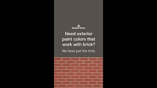 Exterior Paint Colors that Work with Brick [upl. by Eikcor]