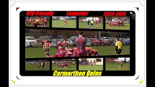 Lampeter U16 v Carmarthen Quins U16 Friendly 20232024 [upl. by Doreg]