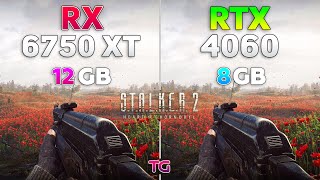 STALKER 2  RTX 4060 vs RX 6750 XT  1080p  1440p [upl. by Nnek]