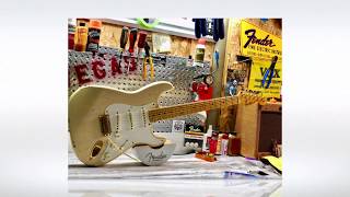 1996 1957 Cunetto Mary Kaye Blond Fender Strat Collector Grade Purchase  EddieVegascom [upl. by Lorn]