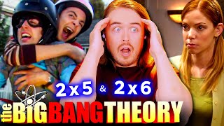 WTF just happened The Big Bang Theory S2 Ep 5 amp 6 Reaction FIRST TIME WATCHING [upl. by Bakeman]