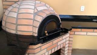 Churrasqueira e fogao a lenha e forno de pizza [upl. by Esyle]