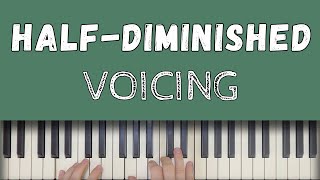 The Jazziest Half Diminished Voicing Around [upl. by Schnur]