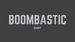 Shaggy  Boombastic Lyrics [upl. by Pinkham856]