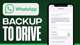 How To Backup WhatsApp On iPhone To Google Drive Full Guide [upl. by Olympias]