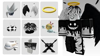 22 THE BEST BLACK AND WHITE FREE ITEMS ROBLOX 2024 [upl. by Terrej628]