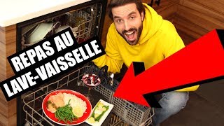 JE FAIS UN REPAS COMPLET AU LAVE VAISSELLE  CARL IS COOKING [upl. by Raychel]