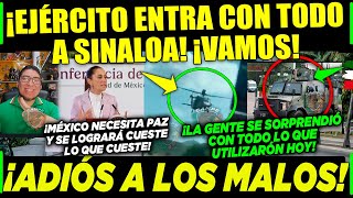 CAMPECHANEANDO VIERNES ¡PRESIDENTA VA CON TODO ¡EJÉRCITO SORPRENDE EN SINALOA ¡ADIÓS A LOS MALOS [upl. by Adnarram]