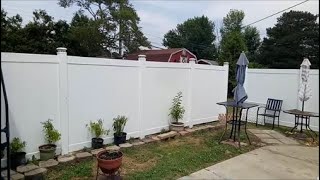 Vinyl Fence installation [upl. by Ys]