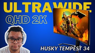 MONITOR GAMER HUSKY TEMPEST ULTRAWIDE DE 34quot 165HZ 2K [upl. by Mali445]