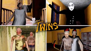 Dvloper All Games In The Twins Atmosphere Full Gameplay  Granny Chapters Vs Slendrina Vs The Twins [upl. by Eirovi888]