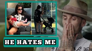 Travis Barker EMOTIONAL as son Rocky doesnt want to spend time with him [upl. by Halford]