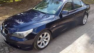 BMW e60 530D review bluethoot IDRIVE xenon orientblau 18quot [upl. by Ainesej837]