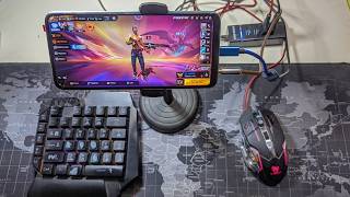 How to Play Free Fire on Android with Keyboard and Mouse Key Mapping and Macro Settings Tutorial [upl. by Eibber]