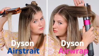 Dyson Airstrait vs Dyson Airwrap… What’s Better [upl. by Kaile]