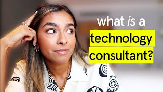 What does a Technology Consultant do Deloitte Accenture IBM McKinsey amp Company [upl. by Ailehpo829]