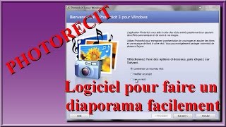 PHOTORECIT logiciel pour faire un diaporama [upl. by Christiansen]