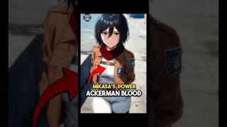 Eren unlock founding Titan power for mikasa anime attackontitanedit mikasa hindi [upl. by Light]