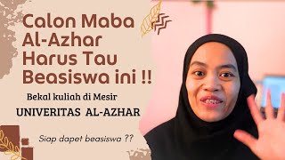 Beasiswa Untuk Mahasiswa Universitas AlAzhar Cairo Mesir  Part 1 [upl. by Haidedej]