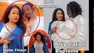 Préparation baptême 😍 nouveau né de daba thiam le 10 novembre inchalla [upl. by Zakarias762]