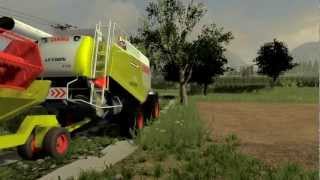 LU Schroers  Gerste dreschen auf Obererlbach mit John Deere amp Lexion 770  HD [upl. by Aihseyt]