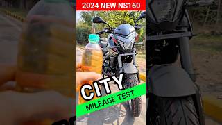 Mileage Test  Pulsar NS160  shorts short shortvideo ytshorts pulsar ns160 160 mileage new [upl. by Melena]