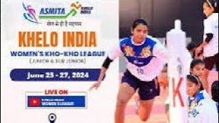 Asmita khelo india league khokho final match Delhi vs Vidarbameerutuniversity meerutcollege [upl. by Oah289]