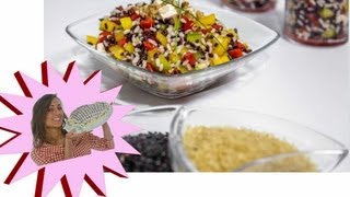 Insalata di Riso Bianco Basmati e Riso Nero Riso Venere  Le Ricette di Alice [upl. by Onaimad]