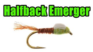 Lawsons Halfback Emerger Fly Tying  Mike Lawson Fly Pattern [upl. by Eijneb]