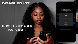 How to get your disabled IG account back 2023 [upl. by Lewison]