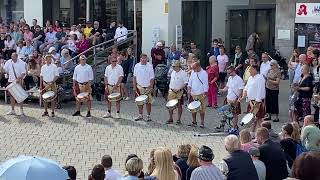 Schützenfest Biberach 2023  Die Neuen Alten auf dem Marktplatz [upl. by Choo]