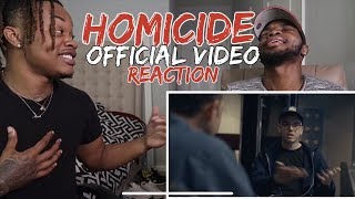 Logic  Homicide ft Eminem  HILARIOUS REACTION [upl. by Eerbua]